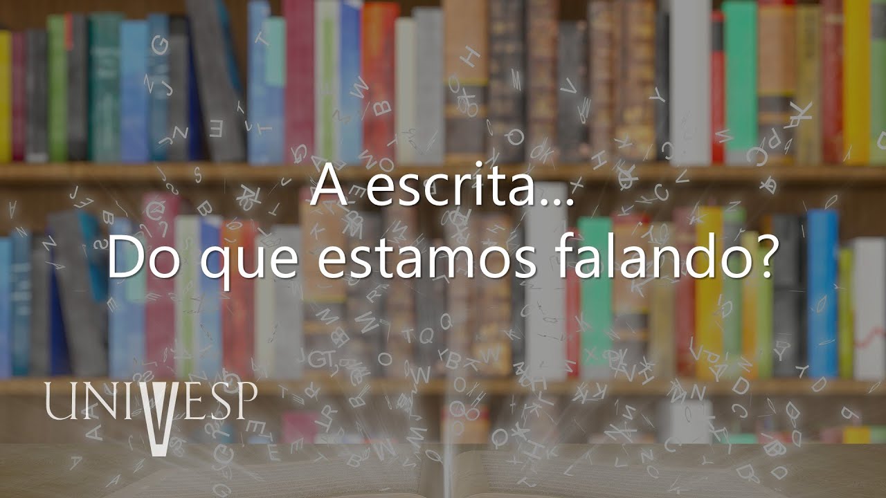 Gramática da Língua Portuguesa I - A escrita... Do que estamos falando?