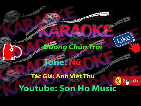 karaoke Đường Chân Trời HD Tone Nữ