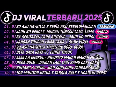 DJ TIKTOK TERBARU 2025🎵DJ SO ASU X SEDIA AKU SEBELUM HUJAN🎵DJ JANGAN TUNGGU LAMA LAMA || FULL ALBUM