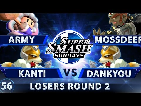 SSS 56 - ARMY & Kanti vs. Mossdeep & dankyou - SSBM LR2 - Smash Melee
