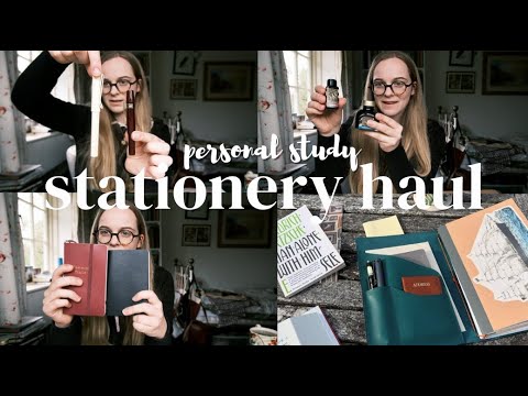 Stationery Haul for Personal Study
