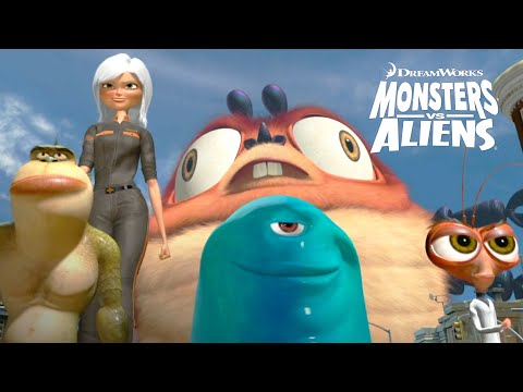 Susan's New Monster Friends! 💪 | Monsters Vs Aliens | Adventure & Play