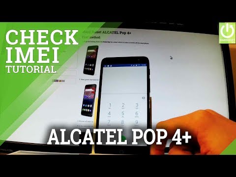 How to Check IMEI in ALCATEL Pop 4+ - IMEI Information in ALCATEL