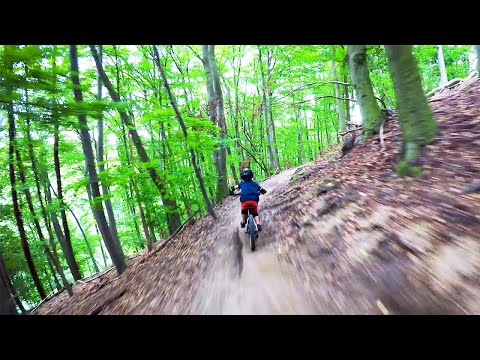 Trails with kindergartener: Trail Písaný kameň - Cerová dráha | Early Rider Hellion 20"