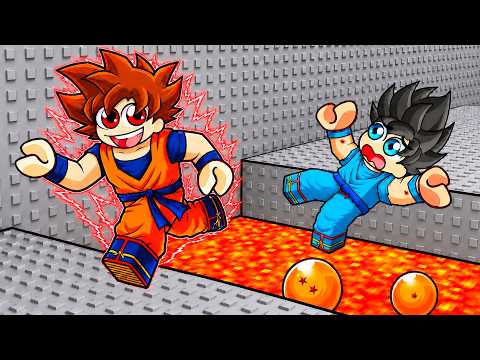 Conseguí PODER MÁXIMO para ESCAPAR DE DRAGON BALL en Roblox!