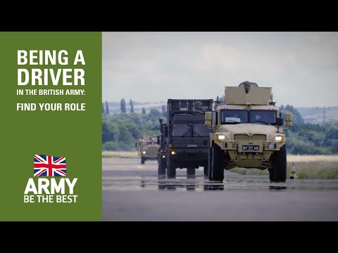 Being a Driver in the British Army - Find your role