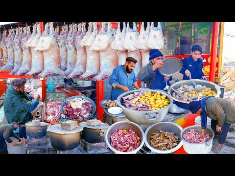 500 KG Dumpukht Cooking | Dumpukht Recipe in Marko Bazzar | Afghanistan |