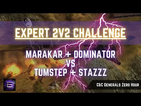 Marakar + DoMiNaToR vs Tumstep + StaZzz | The Rematch - 2v2 $70 Sponsored Challenge | C&C Zero Hour