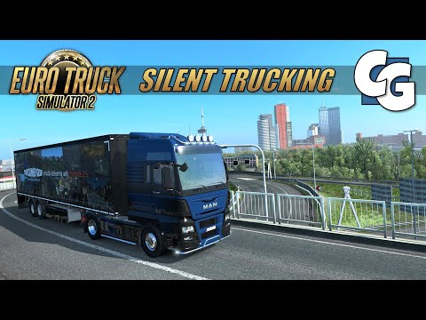 Silent Trucking - MAN TGX E6 - Groningen to Antwerp - ETS2 (No Commentary)