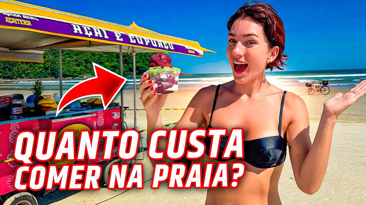 EATING ON THE MOST EXPENSIVE BEACH IN BRAZIL - RIVIEIRA