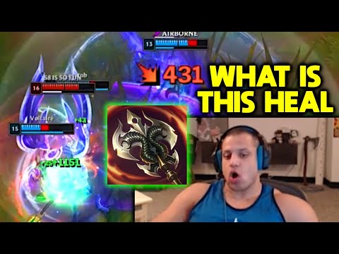 Tyler1 reacts to CRAZY Aatrox Heal with new Hydra