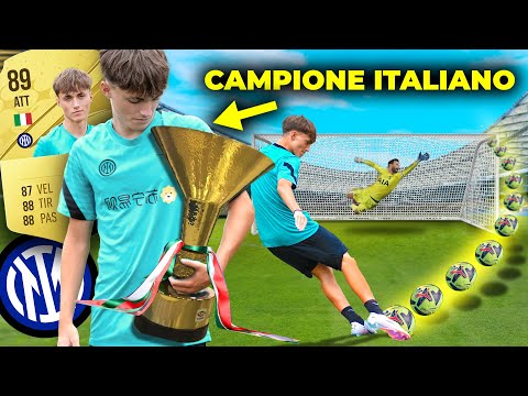 ⚽️I challenged the 15-year-old INTER ITALIAN CHAMPION (VERY STRONG talent) - Football Challenge