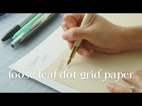 How I source dotted writing paper for journals