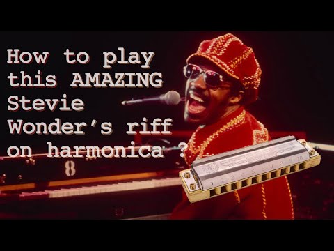 How to play this Amazing riff by Stevie Wonder on harmonica ?