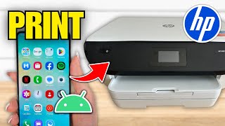 How To Print From Android Phone To HP Printer (Wireless)