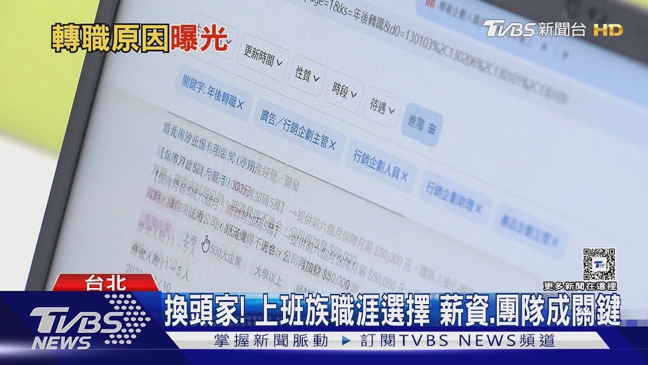 上班族年後轉職為哪樁?「這因素」影響性大增