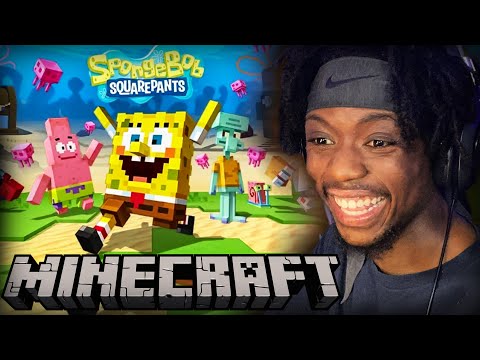 I HAD TOO MUCH FUN | SpongeBob Minecraft DLC