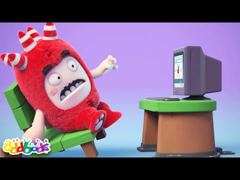 Kaputter Stuhl: Fuses Sitzproblem! |  Oddbods Deutsch | Lustige Cartoons für Kinder