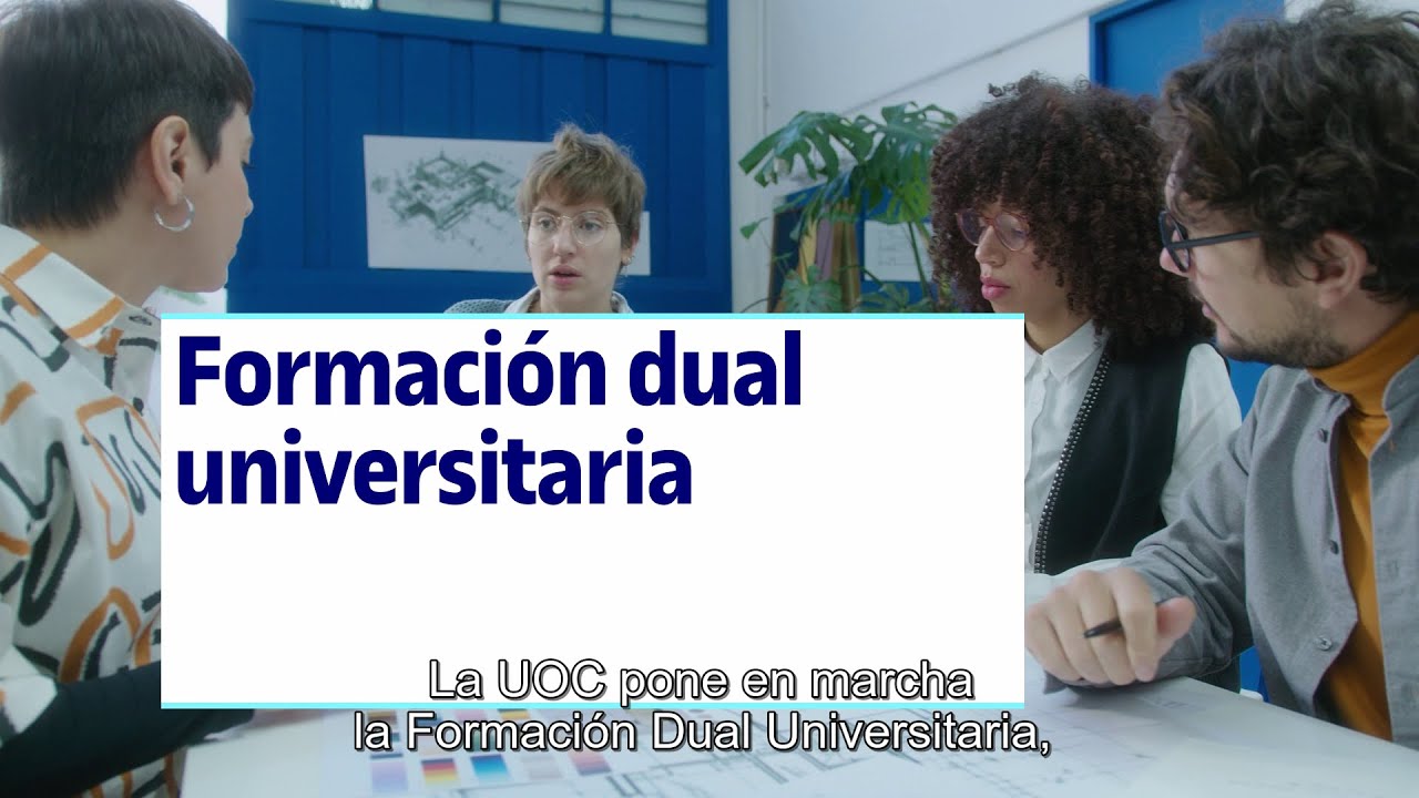 La formación dual universitaria en la UOC