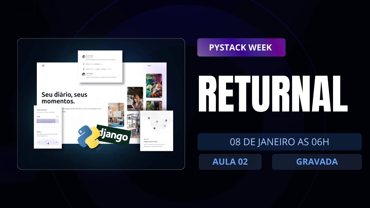Diário online Full-Stack com Python e Django | Aula 2 |  PSW 12