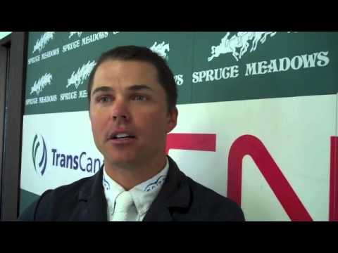 Kent Farrington wins the 2013 $400,000 CN Reliability Grand Prix CSI-W 5 at Spruce Meadows