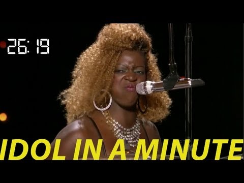 ZOANETTE JOHNSON & ANGELA MILLER ACE THE HOLLYWOOD WEEK SOLO ROUND! (Idol in a Minute)