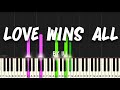 Love Wins All by IU synthesia piano tutorial + sheet music & lyrics