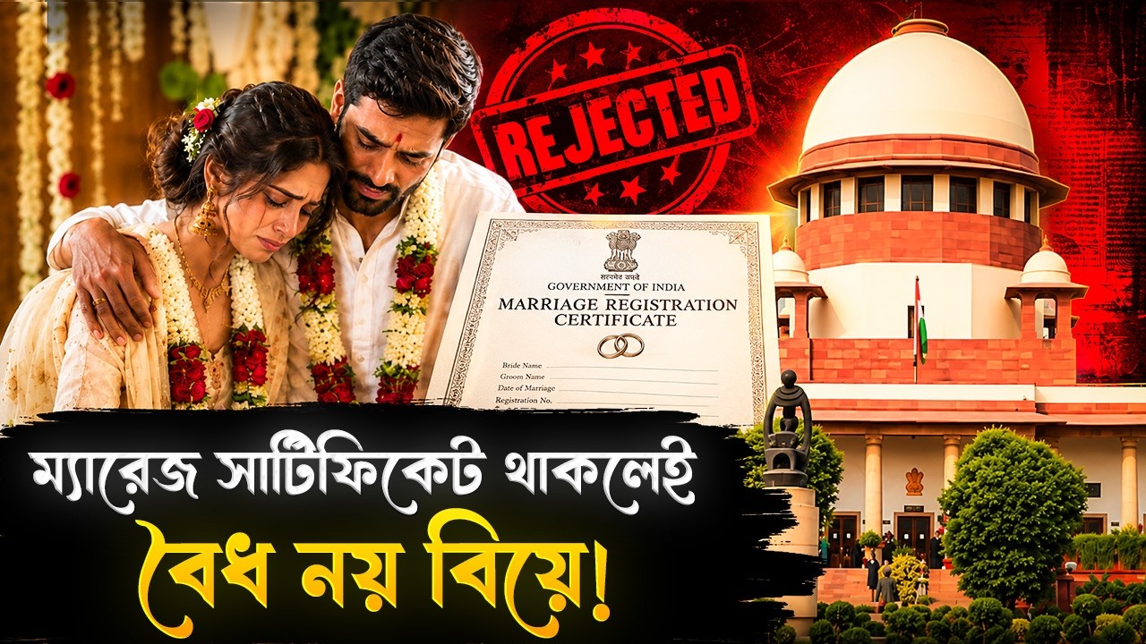 ম্যারেজ সার্টিফিকেট থাকলেই বৈধ নয় বিয়ে! রায় দিল হাইকোর্ট! | Gujarat High Court | Registry Marriage