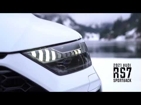 CAN THE 2021 AUDI RS7 HANDLE THE SNOW? V8TT BEAST IN WINTER WONDERLAND- DRIFTS, DETAILS LAUNCHES