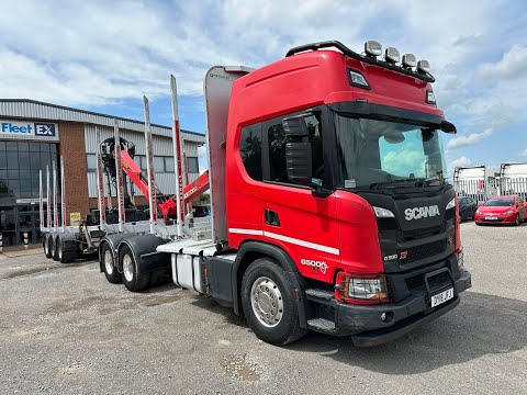 SCANIA G500 XT *EURO 6* NEW GENERATION 6X4 DRAWBAR LOG CARRIER 2018 - DY18 JFJ