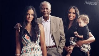 Father's Day: Sidney Poitier with Daughters Sydney Tamiia Poitier and Anika Poitier video