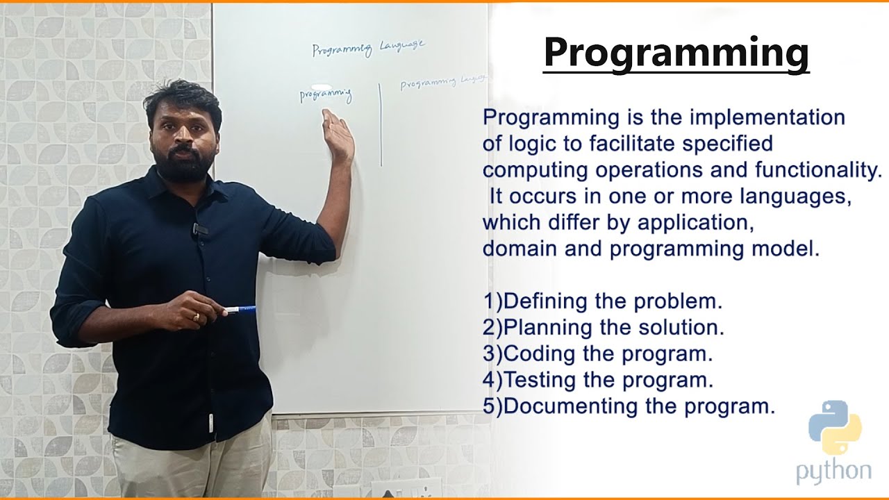 What is programming and programming s? | Python full stack | V CUBE SOFTWARE SOLUTIONS