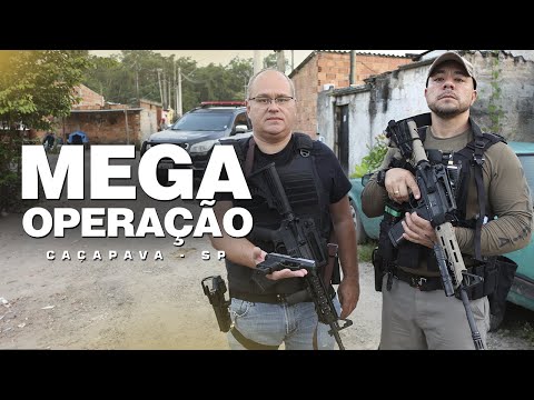 Mega Operação Policial em Caçapava! - 22 Mandados de Busca