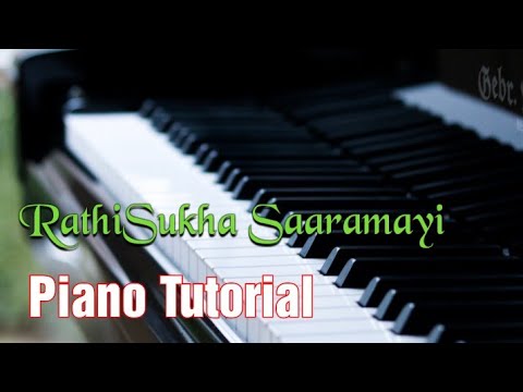 Rathisukha Saaramayi-Piano Tutorial | Walkband| Dhwani| Jayaram|Shobhana|Noushad |Yesudas