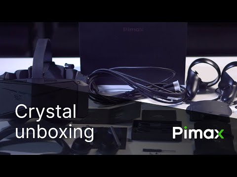 Pimax Crystal unboxing with DMAS pre-order gift