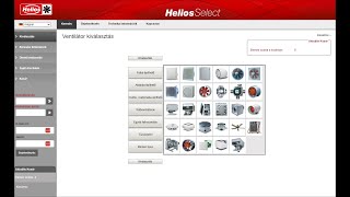 HeliosSelect: Online termékkiválasztó program