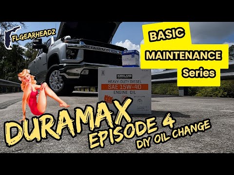 DURAMAX Diesel~ How to change your OIL EPISODE 4
