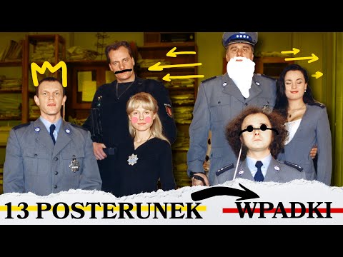 NAJWIĘKSZE WPADKI Z PLANU "13 Posterunku" - Reakcja Cezarego Pazury!