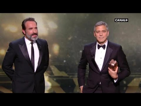 Jean Dujardin traduit George Clooney...ou presque !