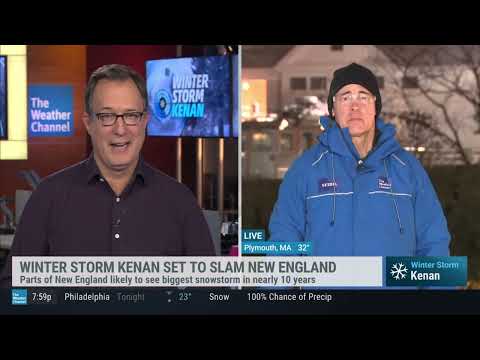 Mike Seidel TWC Plymouth, MA Blizzard 1-28-2022