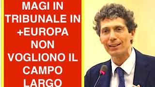 MAGI FINISCE IN TRIBUNALE IN +EUROPA NON VOGLIONO ENTRARE NEL CAMPO LARGO