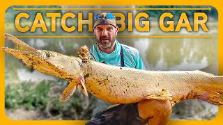 How To Catch BIG Alligator Gar (New Spot)