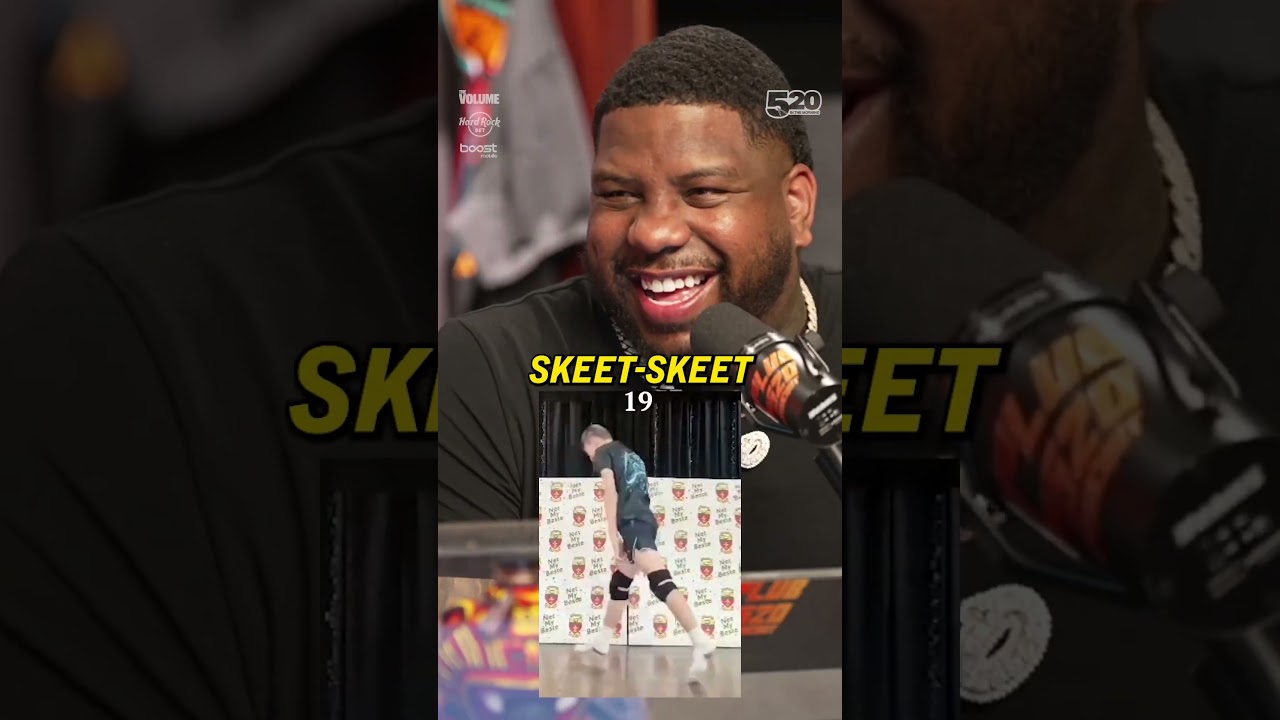 B Hen LOSES IT seeing guy do 47 splits in one minute #shorts #nba #podcast #viralvideo #jeffteague
