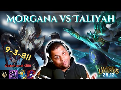 Morgana Vs Taliyah! 25.12 Beast mode performance!!
