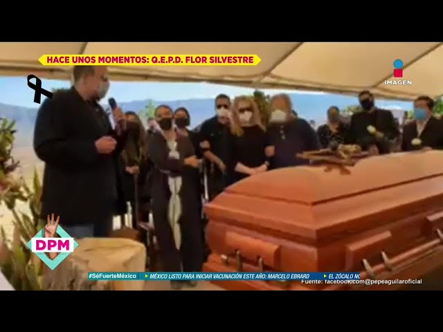 Familiares y amigos despiden a Flor Silvestre a ritmo de mariachi Familiares y amigos despiden a Flor Silvestre a ritmo de mariachi