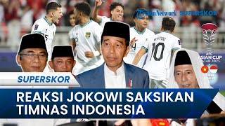 Reaksi Presiden Jokowi soal TImnas Indonesia: Beri Pujian dan Minta Indonesia Lolos ke 16 Besar!