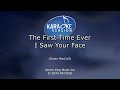 The First Time Ever I Saw Your Face Karaoke - Luke Evans