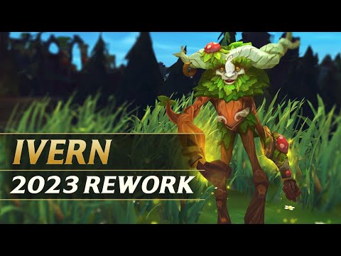 IVERN REWORK 2023 Gameplay Spotlight Guide - League of Legends