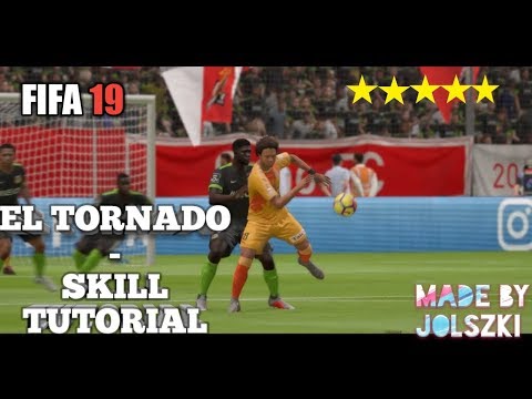 FIFA 19 SKILL TUTORIAL German I EL TORNADO (with Controller Cam)