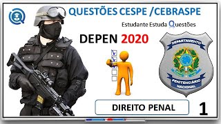 #1 DEPEN 2020, QUESTÕES CESPE, CEBRASPE, CARREIRAS POLICIAIS #FiqueEmCasa e #EstudeComigo #Emcasa